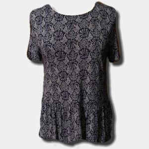 Sea Urchin Print Top